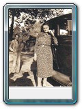 Minnie Long with Norman in background