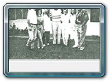 Harrison Family - Clyde Lullm, Cathy (Carter), Emma Lee (Freeman), Rex Harrison, Jr., Unknown, Rebecca Kathleen (Harrison) Russell & Richard Allen Russell