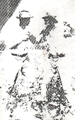 Believed to be Henry Carter and son Joe Duagan Pretending to Fight
