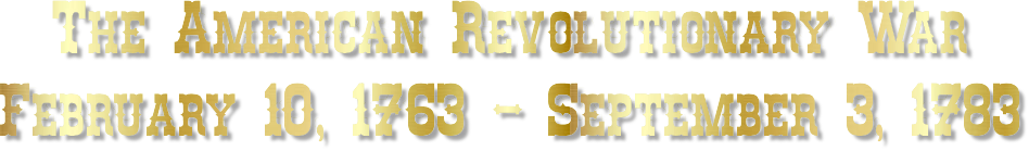 The American Revolution
